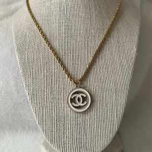 Chanel CC Repurposed Upcycled Necklace